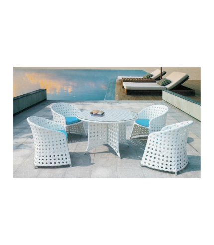 Wicker Table And Chair Set (D-15)