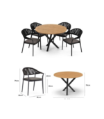 Rope Chairs & Table Set RC-01