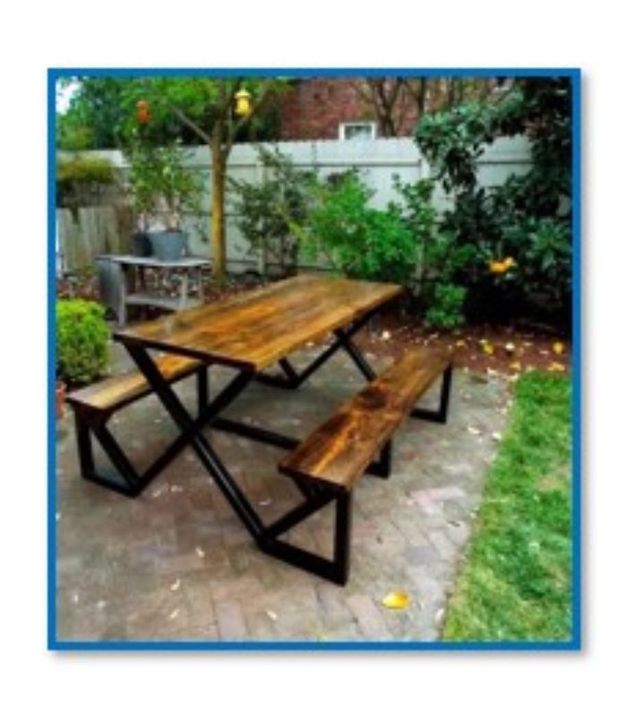 Wooden Bench & Table Set (Wb-06) Wooden Bench & Table Set (Wb-06)