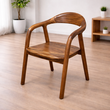 Solid Wood Designer Armchair