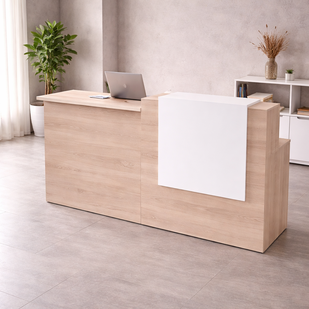 Modern Wooden Reception Desk Modern Wooden Reception Desk