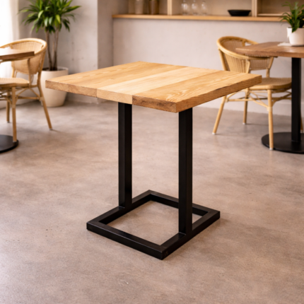 Industrial Café Wooden Table
