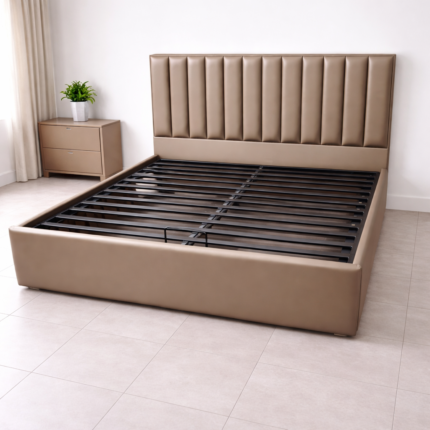 Luxury Vertical Panel Upholstered Bed