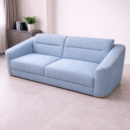 Modern Upholstered Two-Seater Sofa