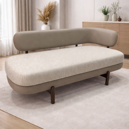 Modern Upholstered Bench Sofa