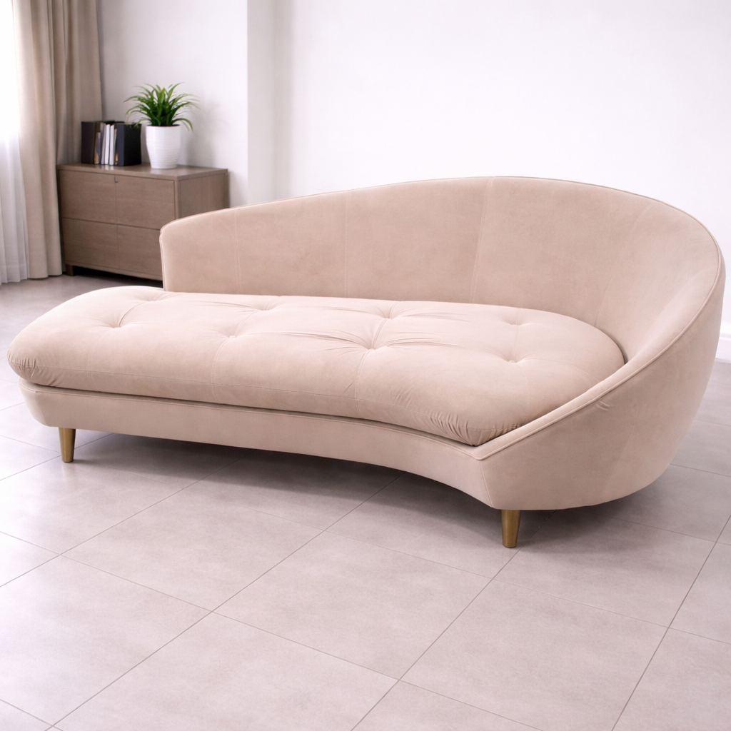 Modern Curved Chaise Lounge Sofa Modern Curved Chaise Lounge Sofa
