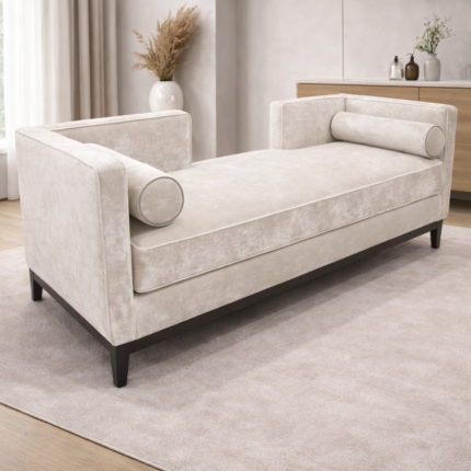 Modern Upholstered Chaise Lounge Sofa